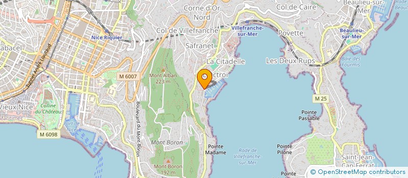 localisation de l'entreprise MILOUIN à VILLEFRANCHE-SUR-MER