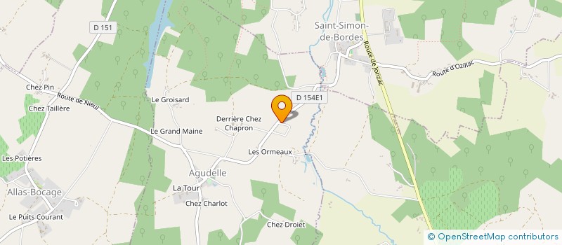 localisation de l'entreprise MILOVA  AGUDELLE