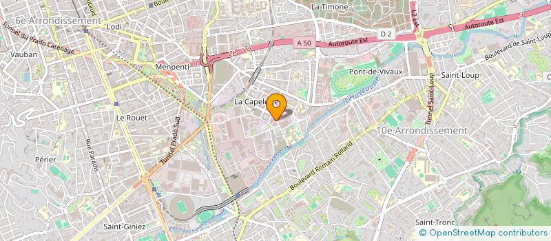 localisation de l'entreprise MILOYAN IMMOMBILIER à MARSEILLE