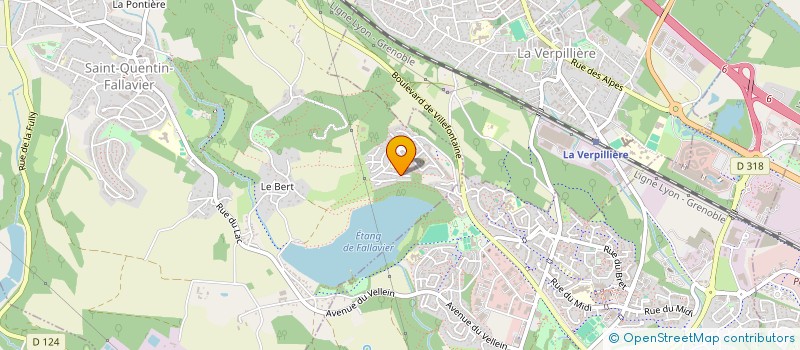 localisation de l'entreprise MILOZZA  SAINT-QUENTIN-FALLAVIER