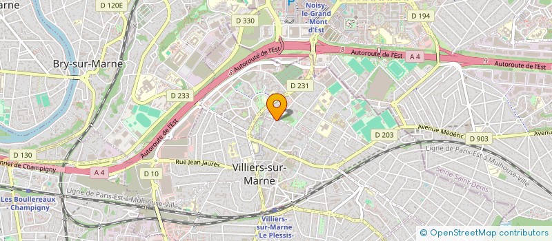 localisation de l'entreprise MILPAT  VILLIERS-SUR-MARNE