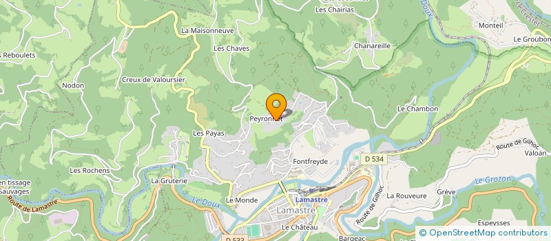 localisation de l'entreprise MILPATRIMOINE  LAMASTRE