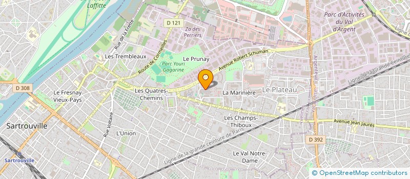 localisation de l'entreprise MILPET à SARTROUVILLE