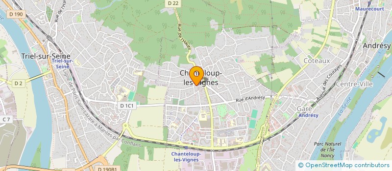 localisation de l'entreprise MILRAN  CHANTELOUP-LES-VIGNES