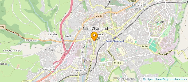localisation de l'entreprise MILS  SAINT-CHAMOND