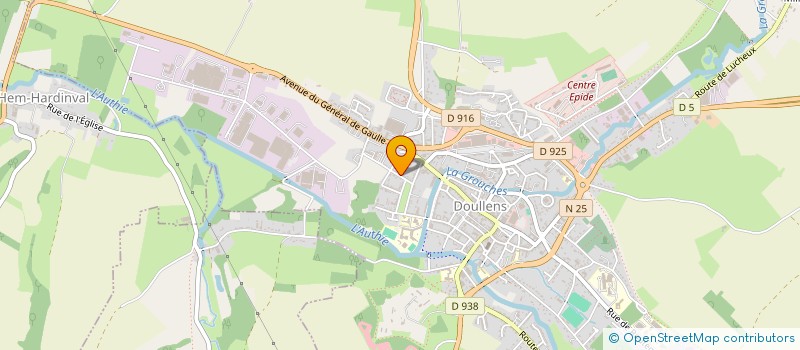 localisation de l'entreprise MILS CONSTRUCTIONS  DOULLENS