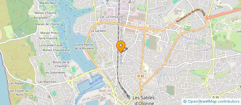 localisation de l'entreprise MILSTUD à LES SABLES-D'OLONNE