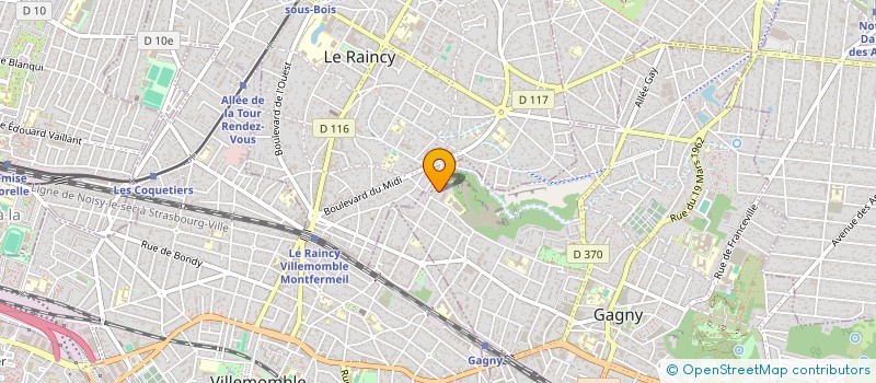 localisation de l'entreprise MILTECH INTERNATIONAL à GAGNY