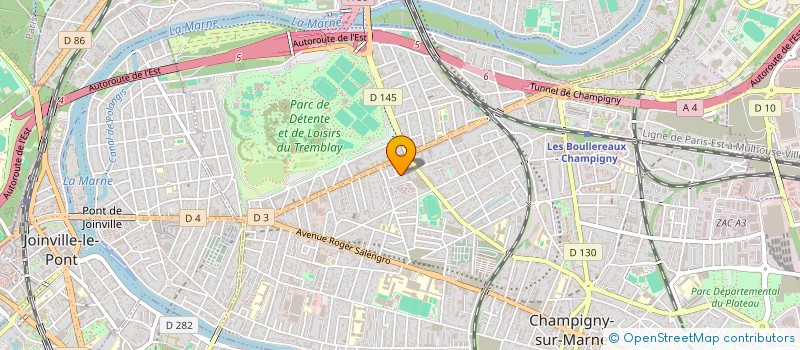 localisation de l'entreprise MILTHAN HOLDING  CHAMPIGNY-SUR-MARNE