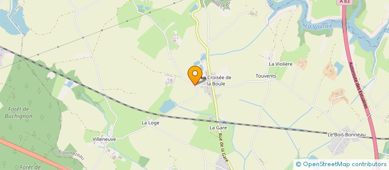 localisation de l'entreprise MILTHOR  BOURNEZEAU