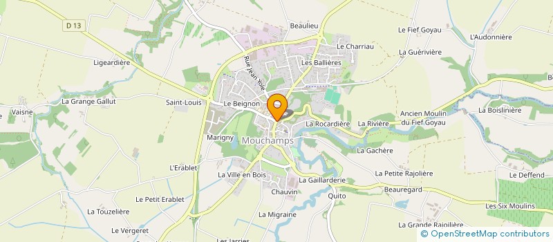 localisation de l'entreprise MILTIA  MOUCHAMPS