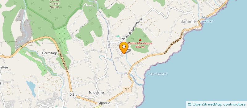 localisation de l'entreprise MILTISERVICES à CAPESTERRE-BELLE-EAU