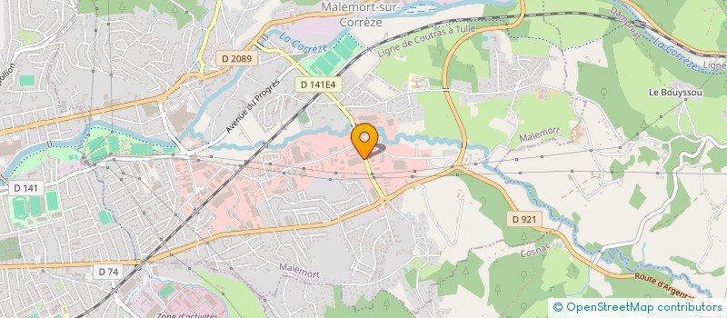 localisation de l'entreprise MILTON 2 à MALEMORT