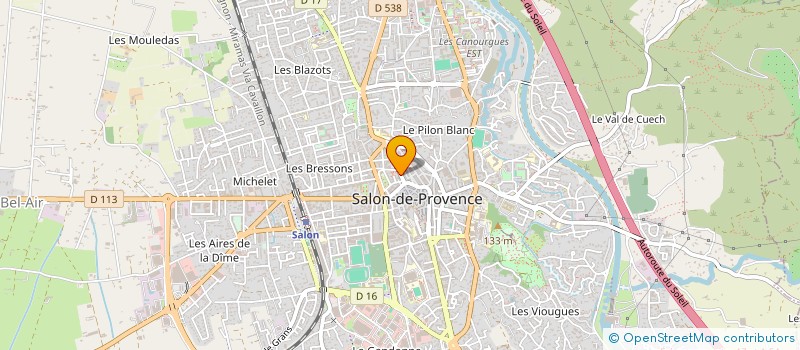 localisation de l'entreprise MILTON à SALON-DE-PROVENCE