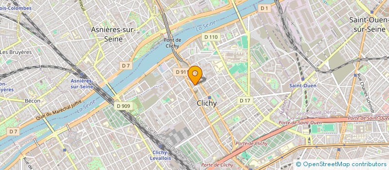 localisation de l'entreprise MILTON AARON CONSEIL à CLICHY