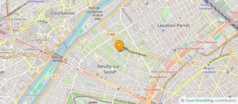 localisation de l'entreprise MILTON ET COMPAGNIE à NEUILLY-SUR-SEINE