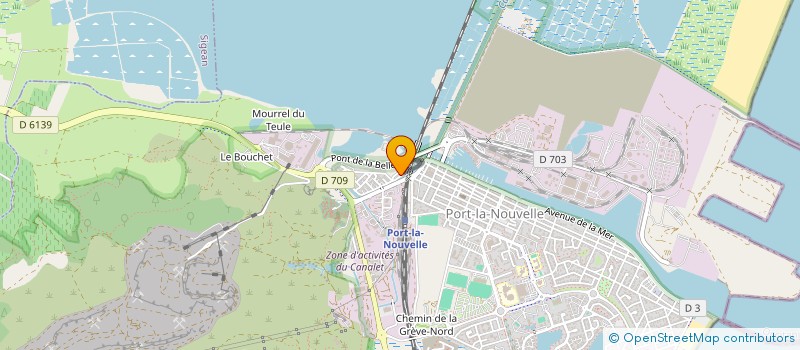 localisation de l'entreprise MILTON INVEST  PORT-LA-NOUVELLE