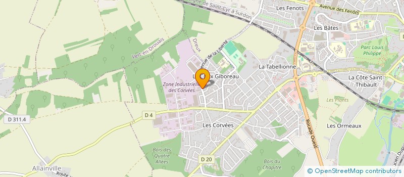 localisation de l'entreprise MILTONIA à VERNOUILLET