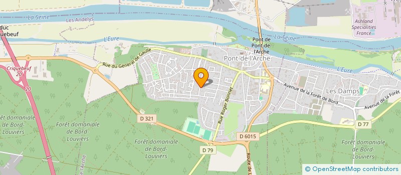 localisation de l'entreprise MILUNI INVEST  PONT-DE-L'ARCHE