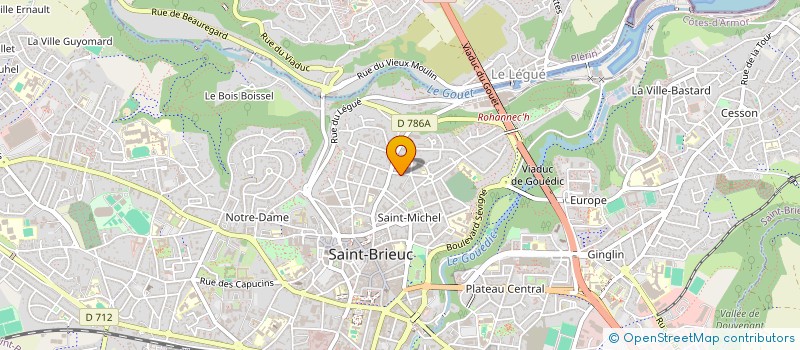 localisation de l'entreprise MILUSA à SAINT-BRIEUC