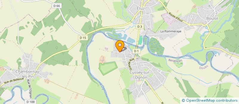 localisation de l'entreprise MILUSAUTINEL  CUSSEY-SUR-L'OGNON