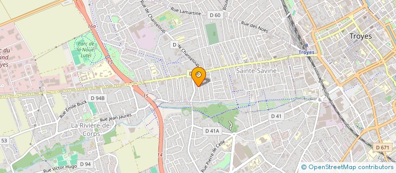localisation de l'entreprise MILUT  SAINTE-SAVINE
