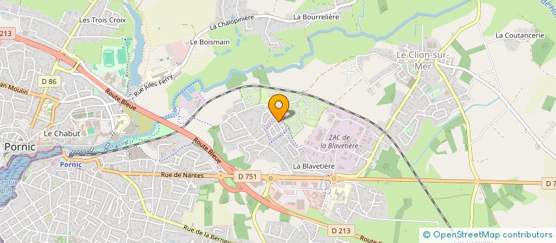 localisation de l'entreprise MILUVA  PORNIC