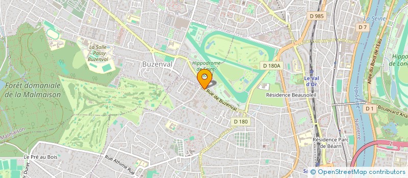 localisation de l'entreprise MILVI à GARCHES