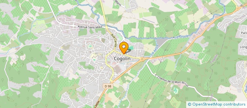localisation de l'entreprise MILVINS à COGOLIN