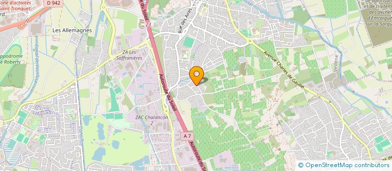 localisation de l'entreprise MILVUS  VEDENE