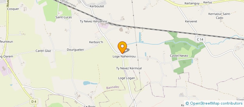 localisation de l'entreprise MILVUS  BANNALEC