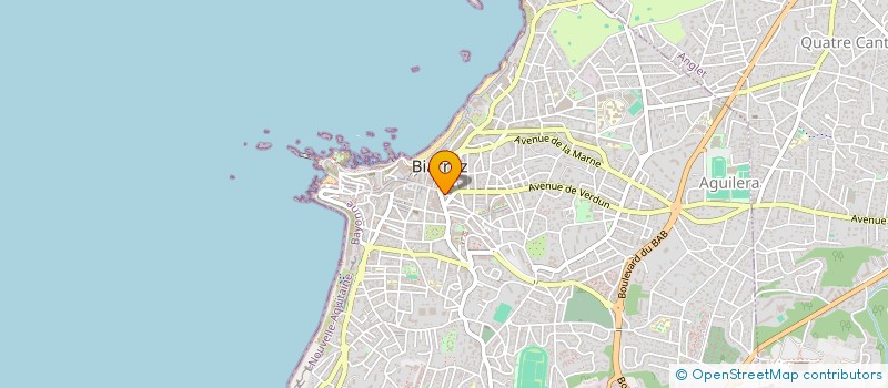 localisation de l'entreprise MILWAUKEE CAFE à BIARRITZ