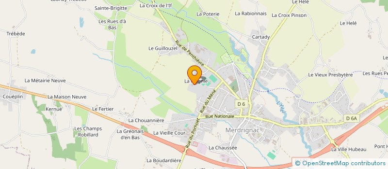 localisation de l'entreprise MILWENY CONSULTING  MERDRIGNAC