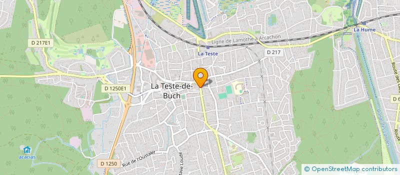 localisation de l'entreprise MILXA à LA TESTE DE BUCH