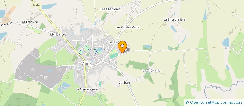 localisation de l'entreprise MILYA  VAIRE