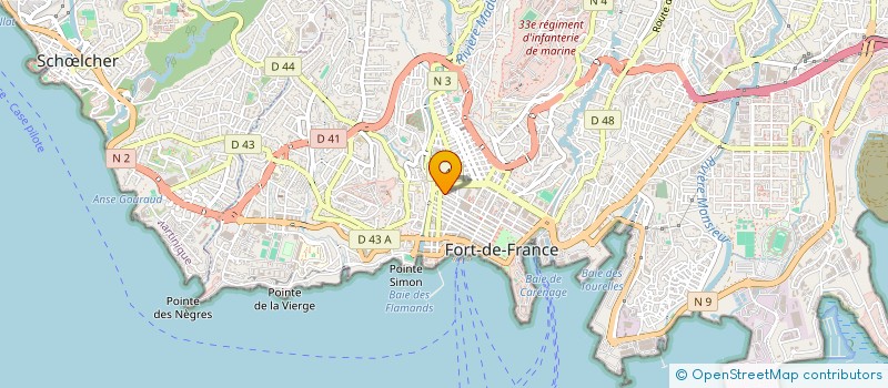 localisation de l'entreprise MILYA BEAUTY PARIS  FORT-DE-FRANCE