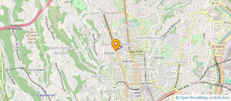 localisation de l'entreprise MILYDI EVENT  NICE