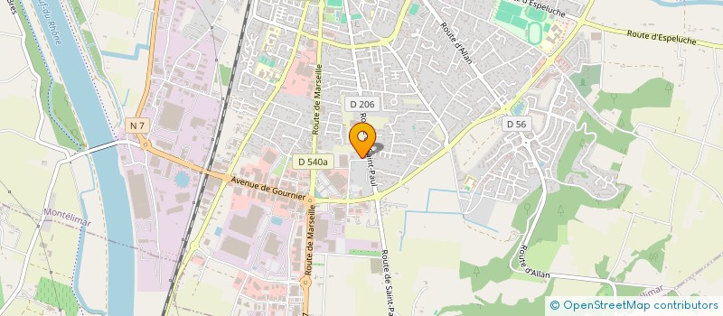 localisation de l'entreprise MILYM'ART à MONTELIMAR