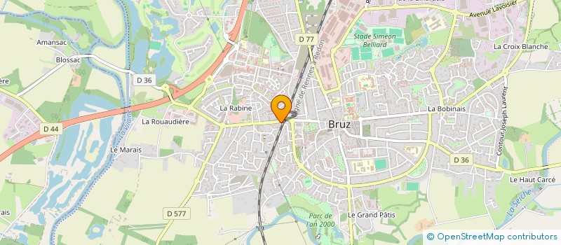 localisation de l'entreprise MILYS  BRUZ