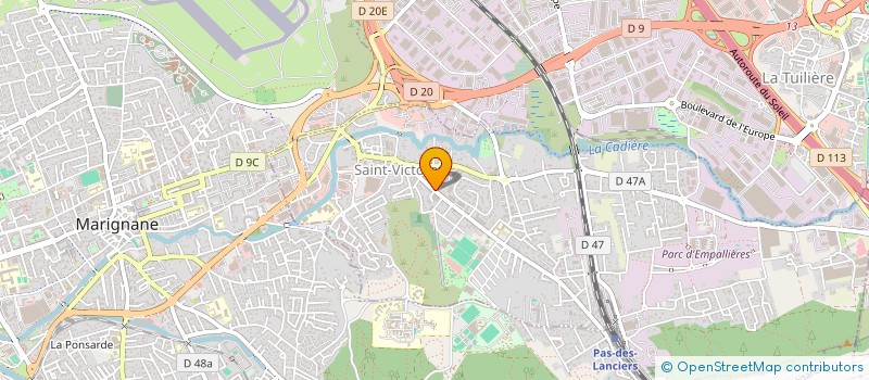 localisation de l'entreprise MILYS DRESS  SAINT-VICTORET