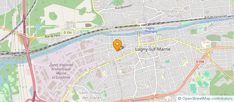 localisation de l'entreprise MIM  LAGNY-SUR-MARNE