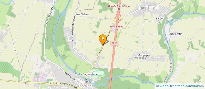 localisation de l'entreprise MIM  MANSLE-LES-FONTAINES