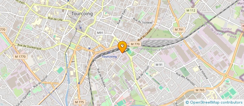 localisation de l'entreprise MIM  TOURCOING