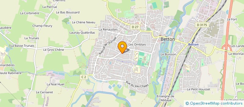 localisation de l'entreprise MIM INVEST  BETTON