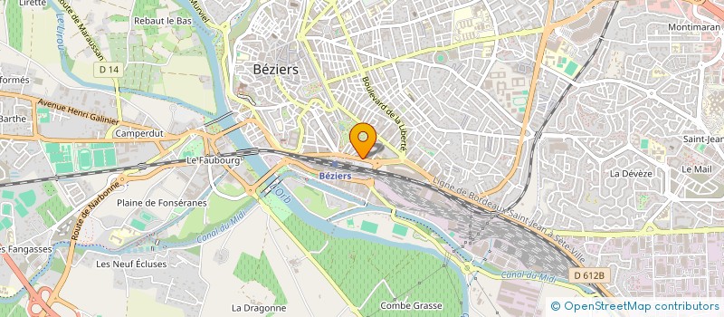 localisation de l'entreprise MIM OCCITANIE à BEZIERS
