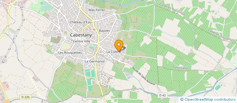 localisation de l'entreprise MIMA  CABESTANY