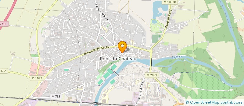 localisation de l'entreprise MIMA  PONT-DU-CHATEAU