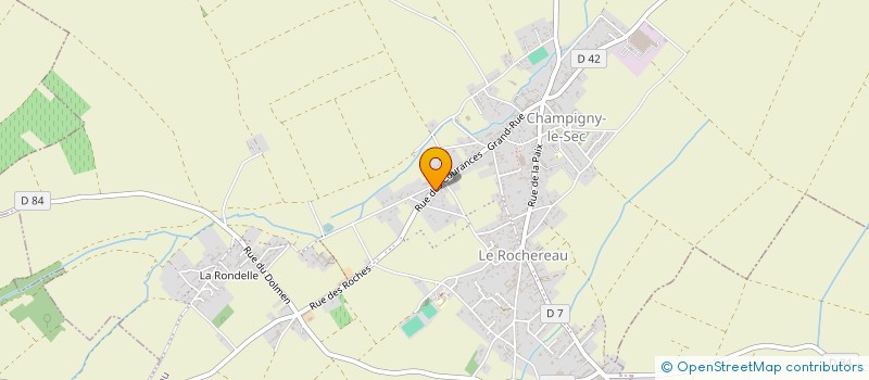 localisation de l'entreprise MIMA  CHAMPIGNY EN ROCHEREAU