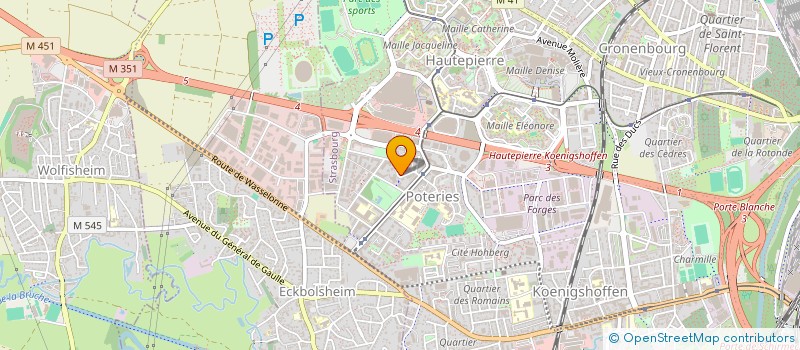 localisation de l'entreprise MIMA EXPRESS à STRASBOURG