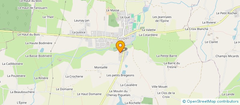 localisation de l'entreprise MIMA HOME  GUIPEL